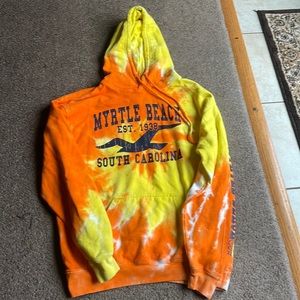 Tie dye Myrtle Beach sweatshirt